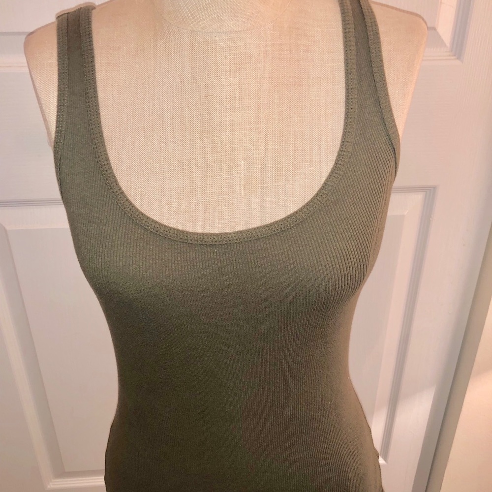 🌻5 for $25🌻 Olive Green Racerback Tank